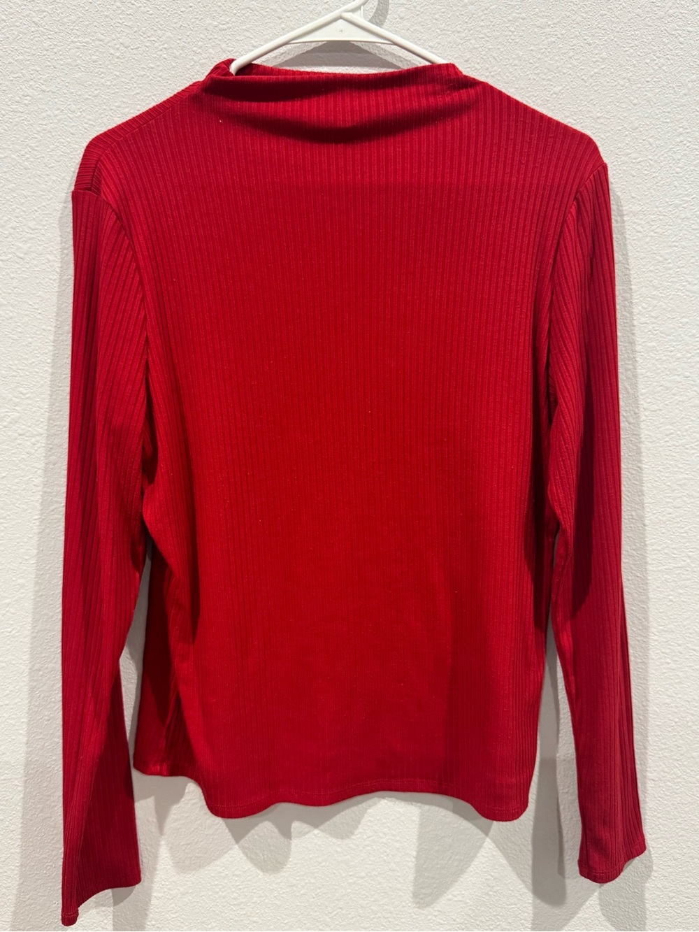 a new day Ribbed Long-Sleeve Top - Red